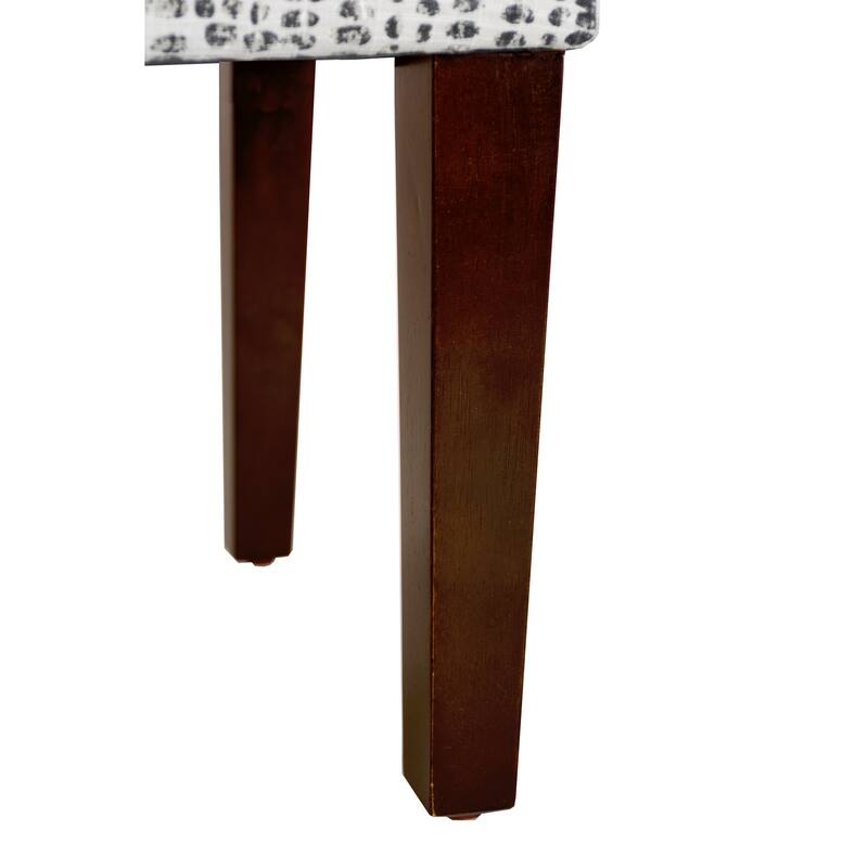 Kaya Sediment Trim Upholstered Classic Long Bench - Espresso Legs