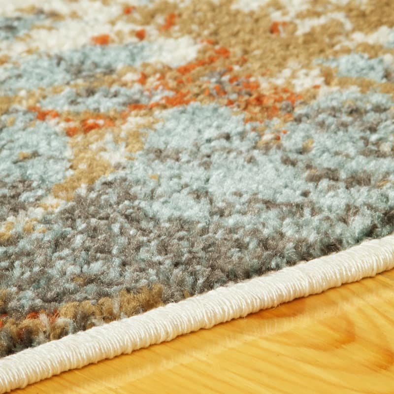 Superior Guzman Printed Non-Slip Indoor Area Rug
