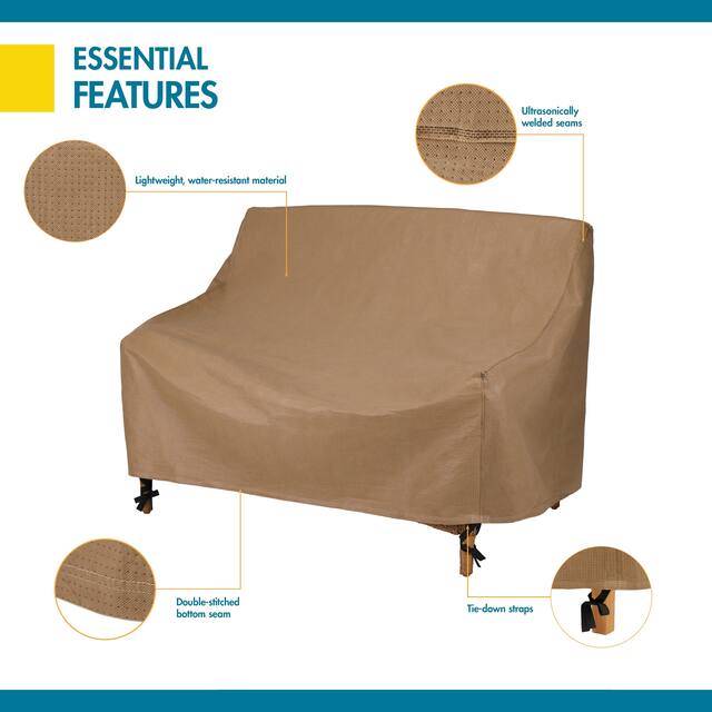 Duck Covers Essential Patio Loveseat Cover