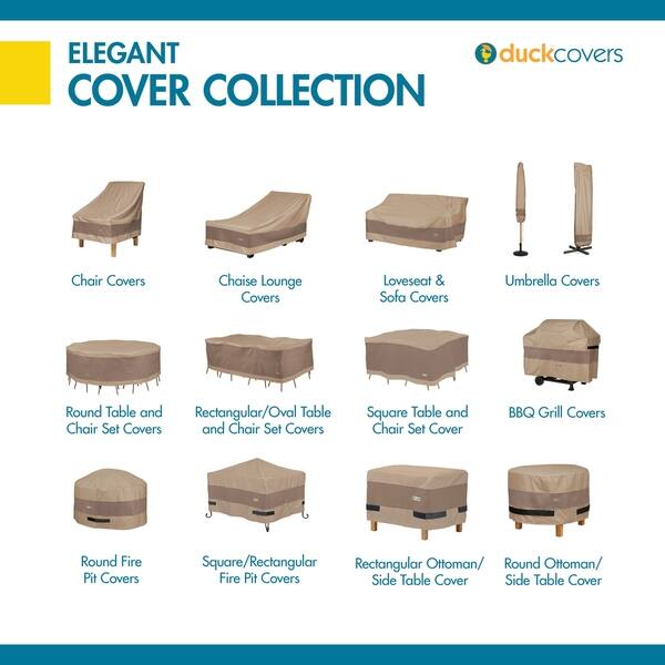 Shop Duck Covers Elegant Waterproof 28 Inch W Stackable Patio Chair Cover Overstock 20615630