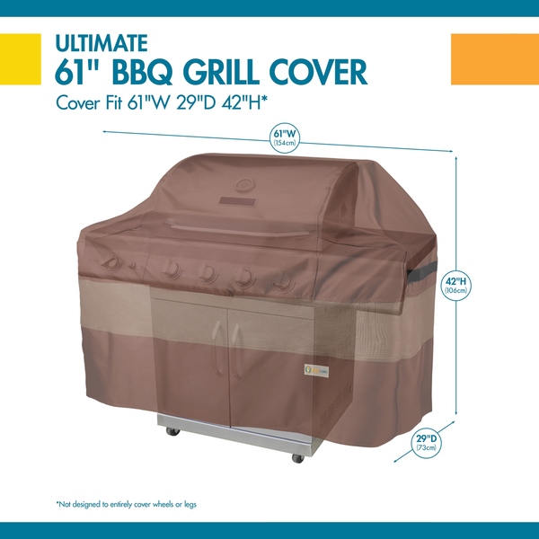 Duck Covers Copertura Universale Per Griglia A Carbone – 61 Cm Di Diametro, Impermeabile