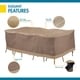 preview thumbnail 5 of 17, Duck Covers Elegant Rectangle Patio Table with Chairs Cover