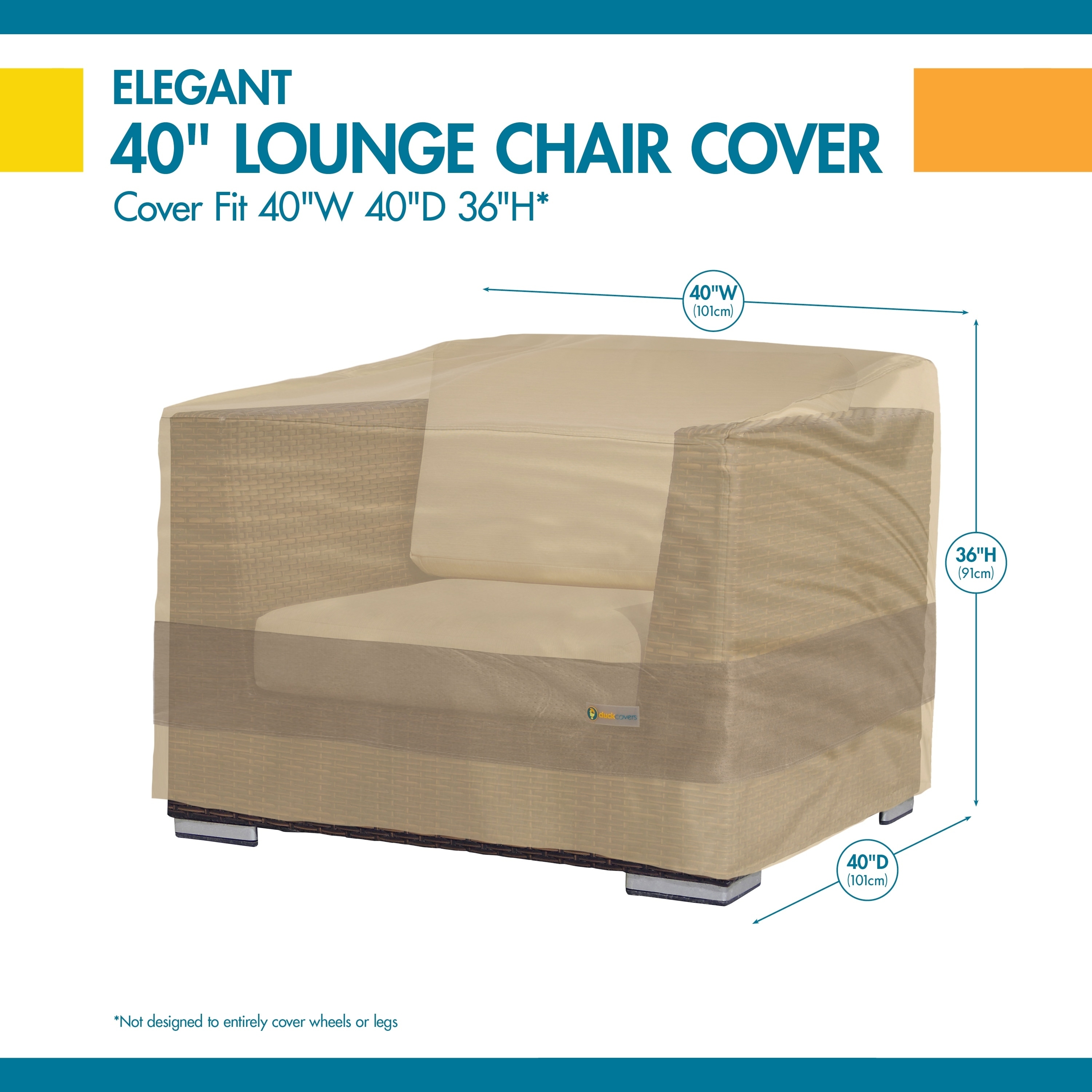 Duck Covers Elegant Patio Chair Cover