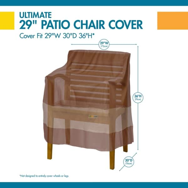 Shop Duck Covers Ultimate Patio Chair Cover Overstock 20615655