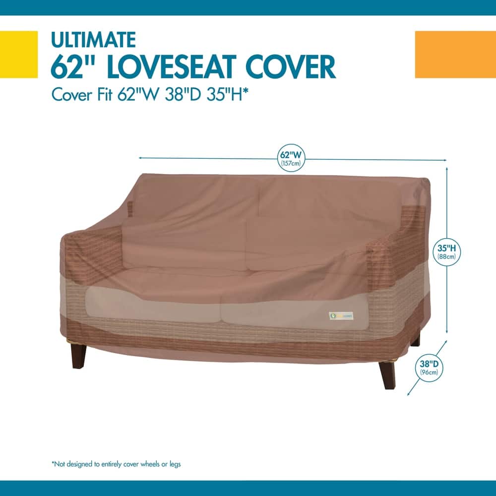 Duck Covers Ultimate Patio Loveseat Cover