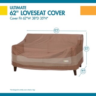 Classic Accessories Duck Covers Ultimate Patio Loveseat Cover 62w X 38d X 35h From Overstock Com Daily Mail