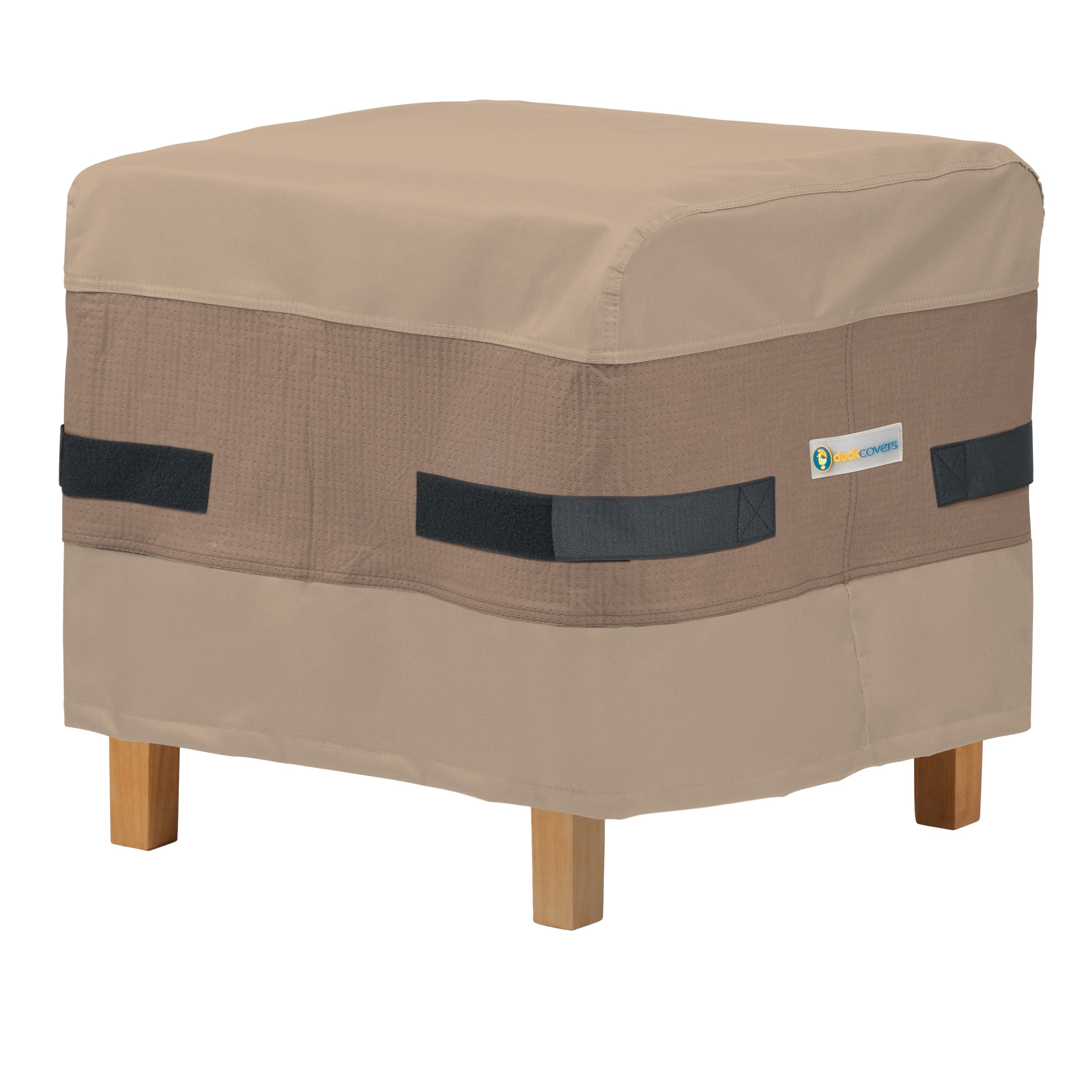 Duck Covers Elegant Square Patio Ottoman Or Side Table Cover Covers Elegant Square Patio Ottoman