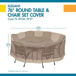 patio table and chair covers round