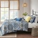 preview thumbnail 3 of 13, Madison Park Moraga 6 Piece Reversible Quilt Set with Throw Pillows