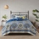 preview thumbnail 1 of 13, Madison Park Moraga 6 Piece Reversible Quilt Set with Throw Pillows