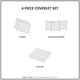preview thumbnail 14 of 13, Madison Park Moraga 6 Piece Reversible Quilt Set with Throw Pillows