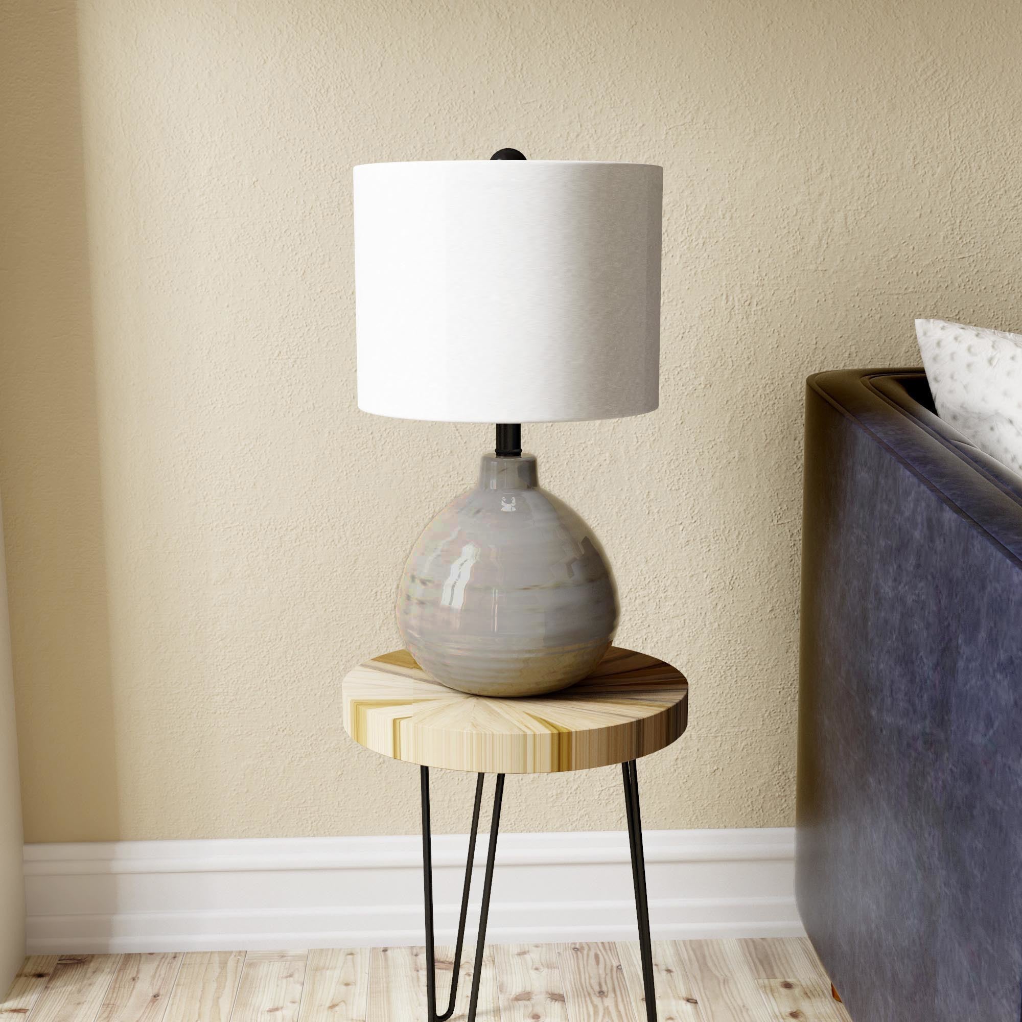 Carson Carrington Helsinge Ceramic Accent Table Lamp In Grey Carson Carrington Helsinge Ceramic Accent Table Lamp In Grey