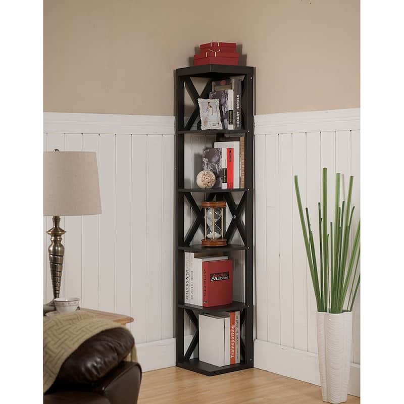 Copper Grove Foxtail Corner Bookcase