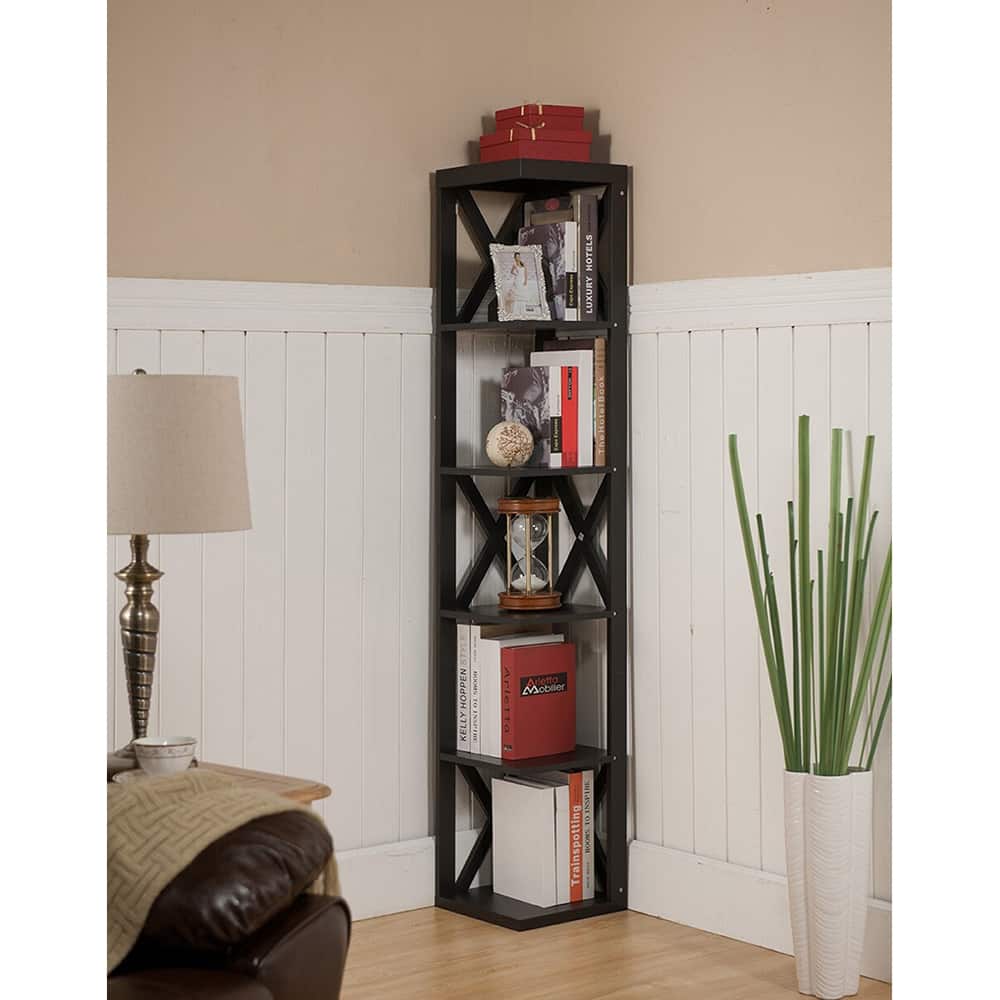 Copper Grove Foxtail Corner Bookcase
