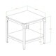 Carbon Loft Witten 20" Square Angle Iron End Table, Set of 2 - 20 x 20 x 20h - Thumbnail 4