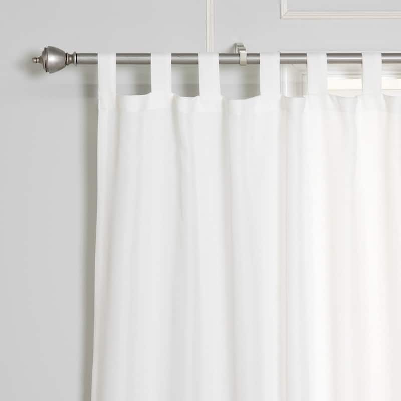 Aurora Home Tab Top Oxford Curtain Panel Pair - Bed Bath & Beyond ...