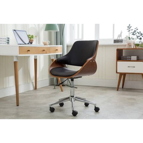 Porthos Home Adjustable Height Mid Century Modern Office Desk Chair