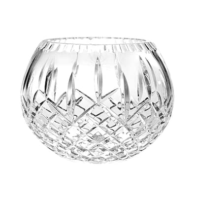 Majestic Gifts European High Quality Hand Cut Crystal Rose Bowl