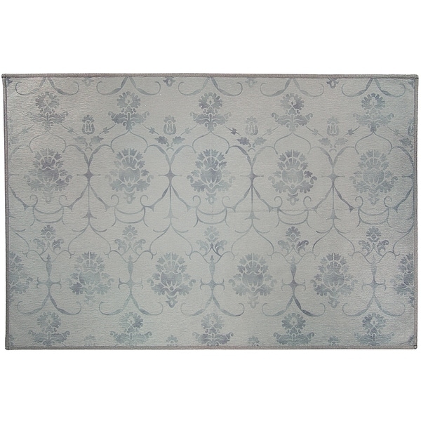 Shop Ruggable Washable Stain Resistant Pet Accent Rug Leyla Grey 3' x