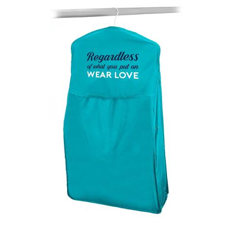 Woolite Sanitized Hanging Hamper with Zipper Release - 30" x 18" x 6"