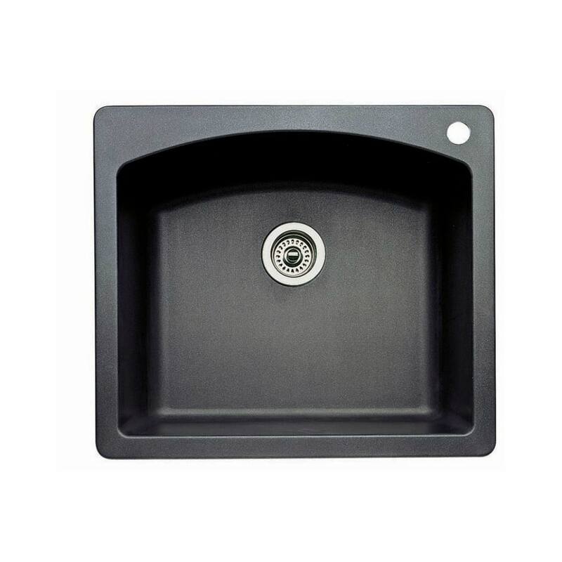 Blanco Diamond Single Dual Mount 440210 Anthracite