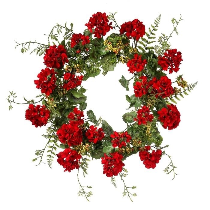 Unknown1 24-inch Hydrangea Berry Wreath