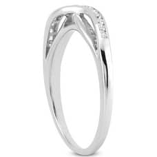 1/10 Carat TW Diamond Band in 10k White Gold