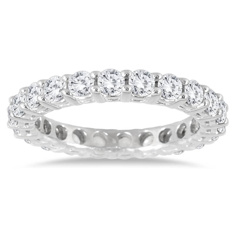 2 Carat TW Diamond Eternity Band in 14K White Gold
