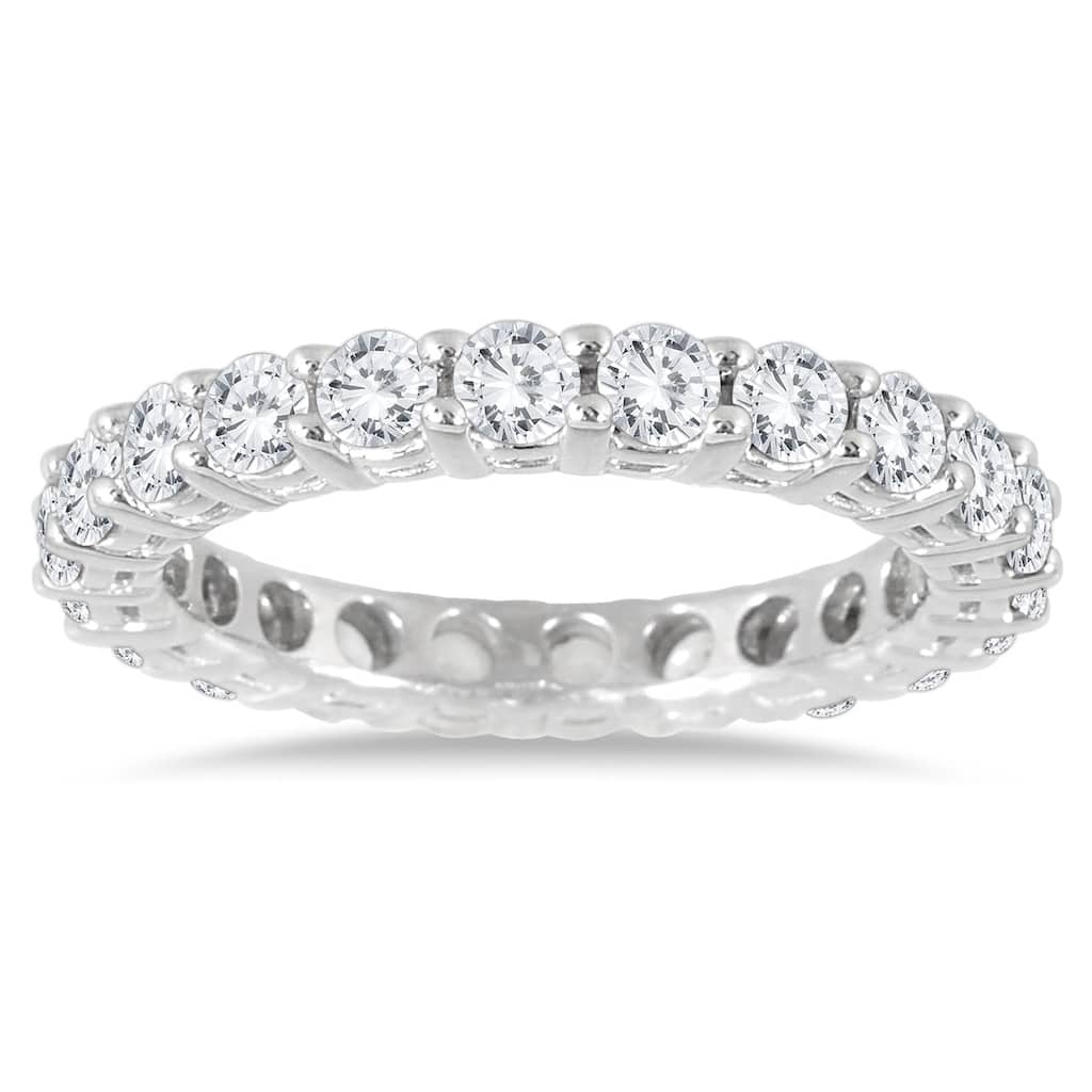 2 Carat TW Diamond Eternity Band in 14K White Gold