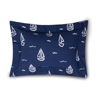 Lullaby Bedding Away at Sea Printed Boudoir Pillow