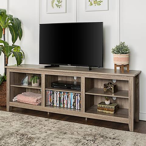 Beige Tv Stands Entertainment Centers Online At Porch Den Dexter 70 Inch Driftwood Tv Stand