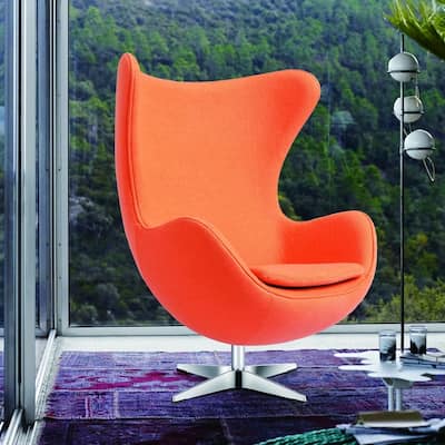 Egg Chair Orange Living Room Chairs Shop Online At Overstock
