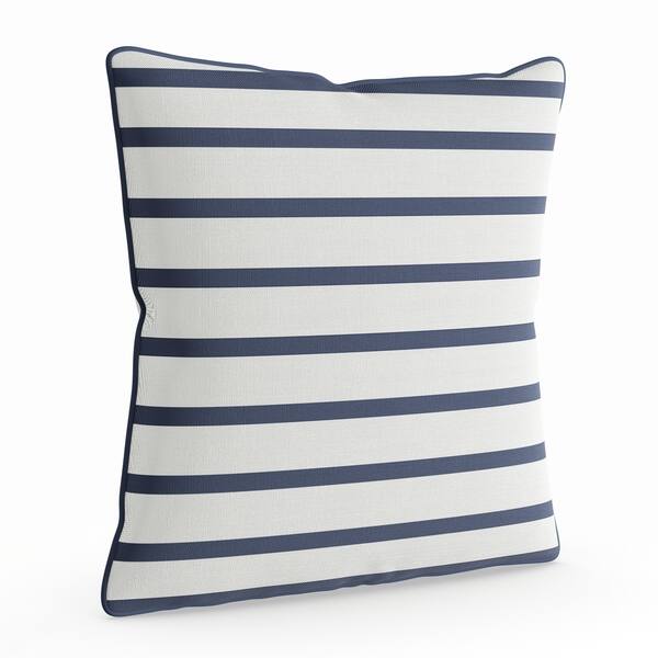 Shop Porch Den Floyd 18 Inch Black And White Striped Throw