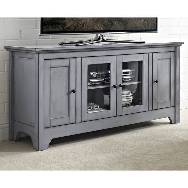 Shop The Gray Barn Estelle 52 Inch 4 Door Media Storage Console