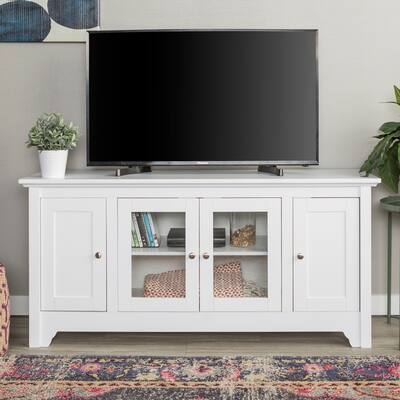 Buy White Glass Doors Tv Stands Entertainment Centers Online At