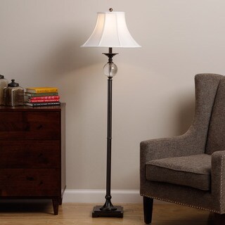 Shop Glass/ Metal Floor Lamp - Overstock - 2064087