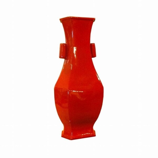 Handmade Hex Wide Lip Vase