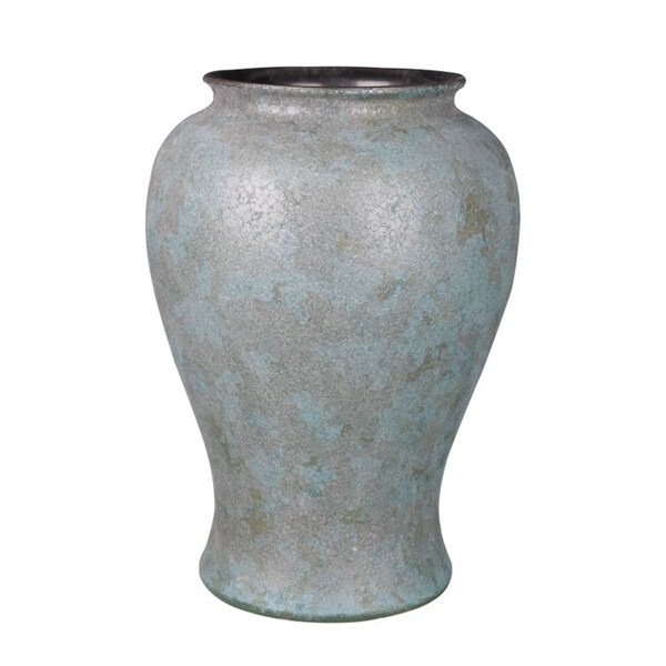 Handmade Crackle Storage Jar