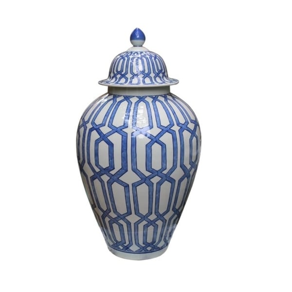 Handmade Crossing Diamond Heaven Decorative Jar