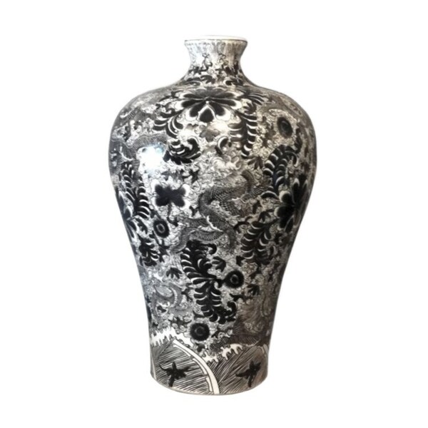 Handmade Dragon Prunus Vase