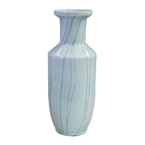 Handmade Crackle BaoZi Vase