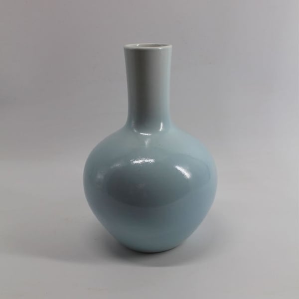 Handmade Globular Icy Vase