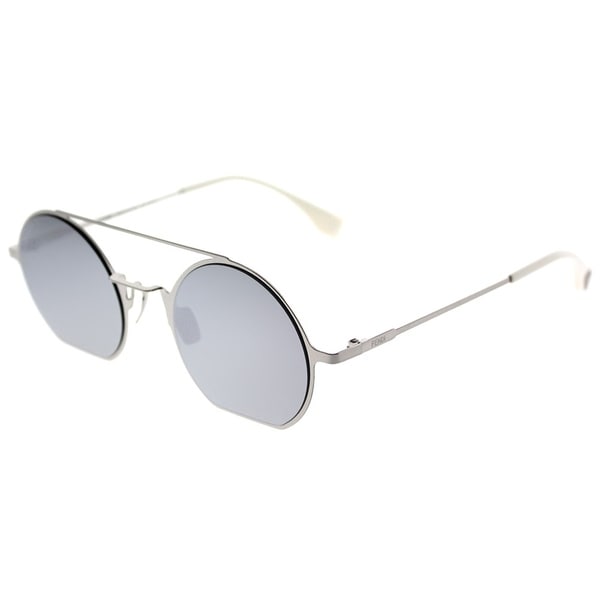 fendi silver mirror sunglasses