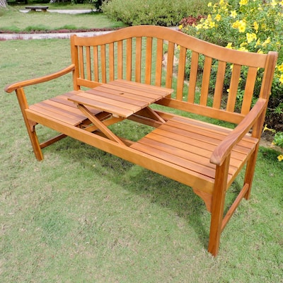 Royal Fiji 5-Foot Garden Bench with Table