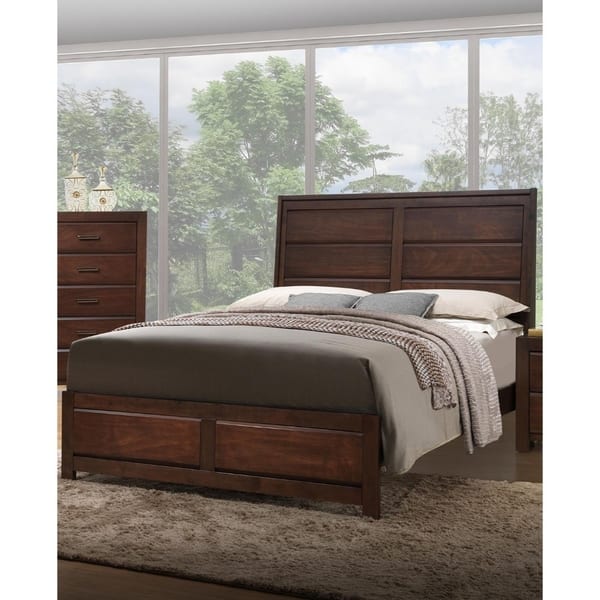 Shop Immaculate Wooden Queen Bed With 2 Under Bed Drawers Walnut