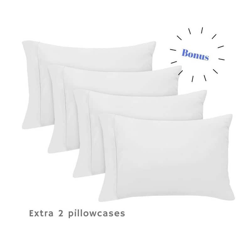 Simply the Best Luxury 6-Piece 620 Thread Count 100% Cotton Bed Sheet Set