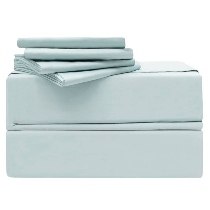 Simply the Best Luxury 6-Piece 620 Thread Count 100% Cotton Bed Sheet Set