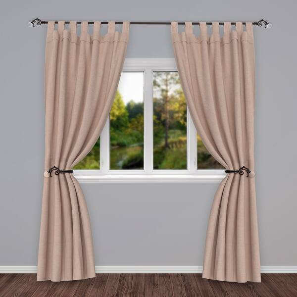 Shop Windsor Home Glass Finials Curtain Rod Free Shipping On