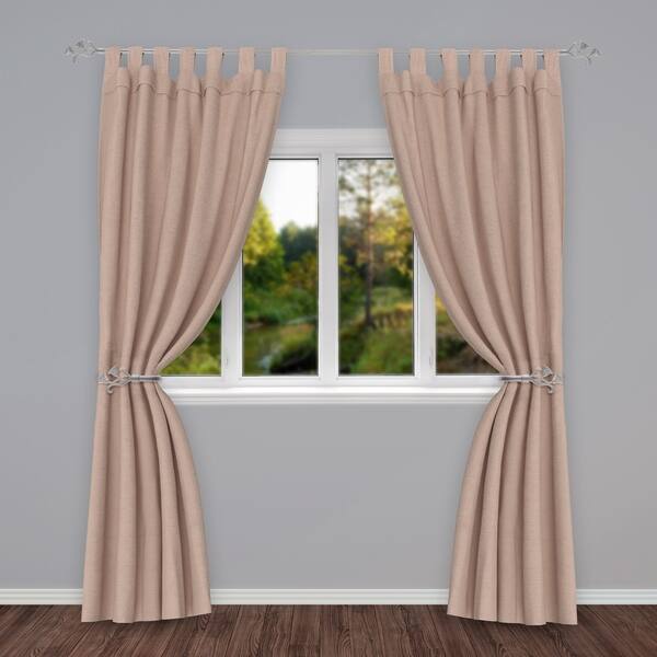 Shop Windsor Home Curtain Holdback Set With Floral Finial On