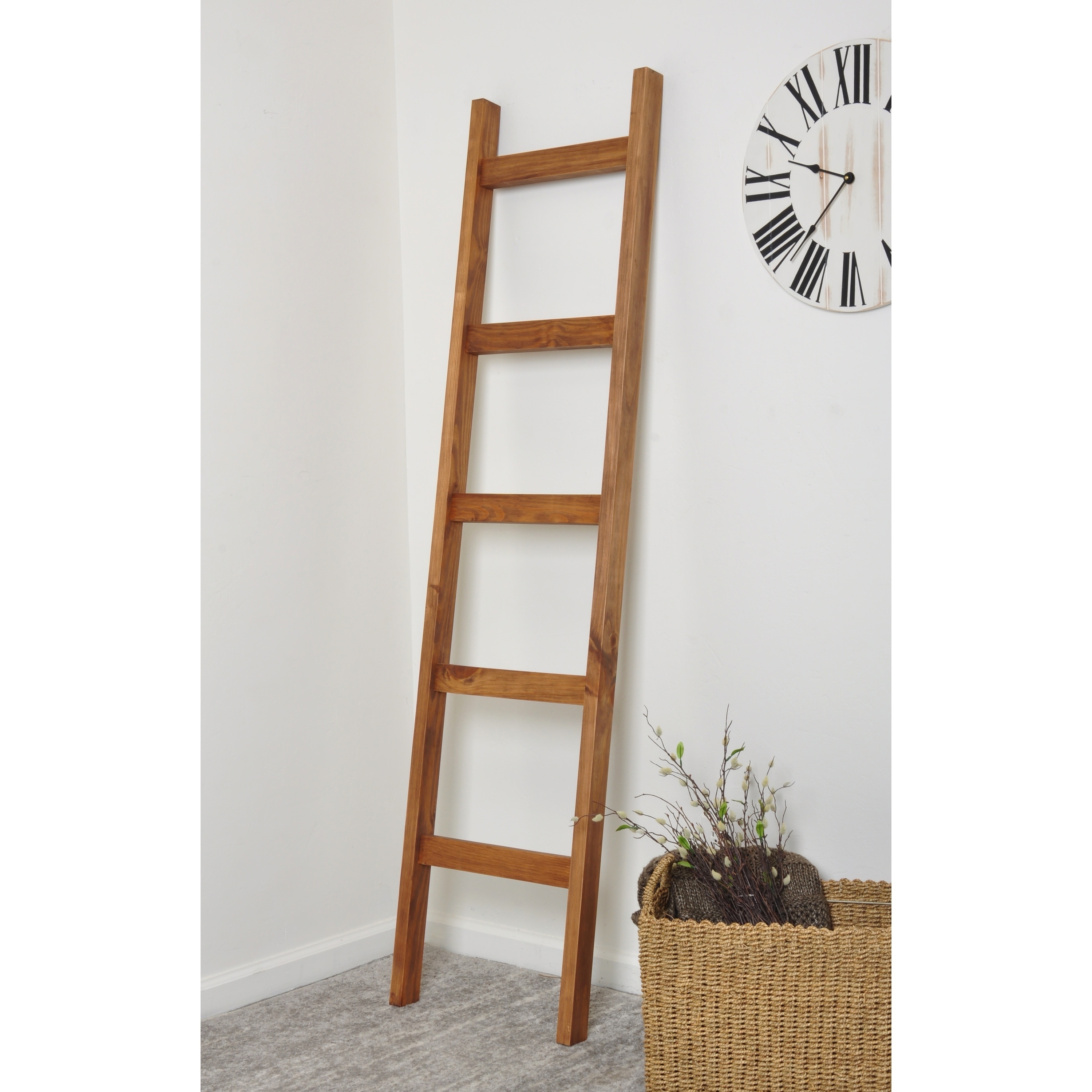 6ft Handcrafted Blanket Ladder On Sale Overstock 20652198